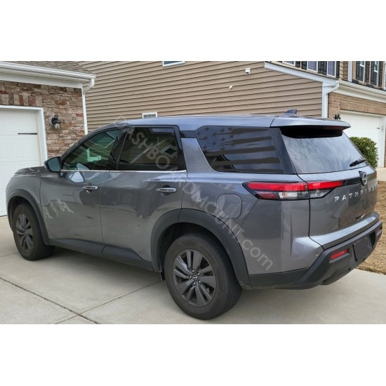 American Flag window decal for Nissan Pathfinder 