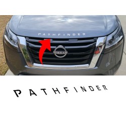 Vinyl hood decal letters for Nissan Pathfinder 
