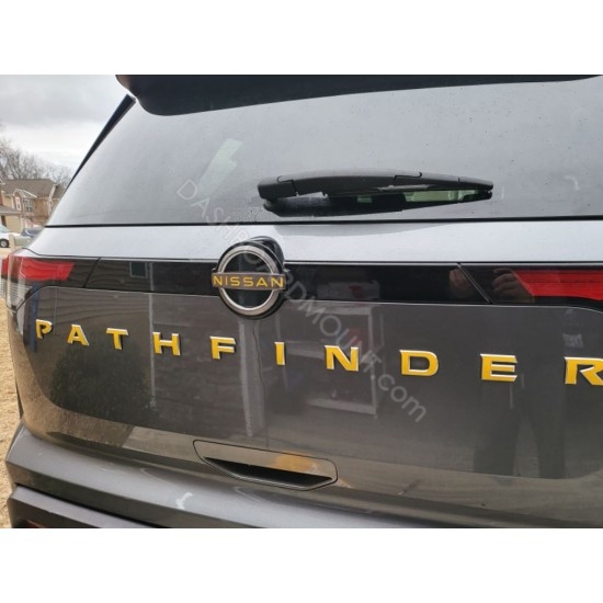 Vinyl Letters Overlay decals for Nissan Pathfinder emblem letters