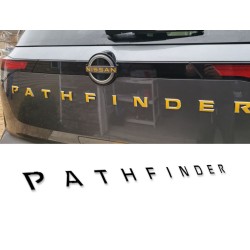 Vinyl Letters Overlay decals for Nissan Pathfinder emblem letters
