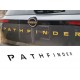 Vinyl Letters Overlay decals for Nissan Pathfinder emblem letters