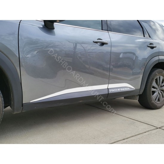 Plastic door molding overlay vinyl decal for 2022 Nissan Pathfinder 2