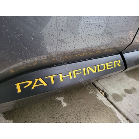 Vinyl Letters door inlay vinyl decals for Nissan Pathfinder letters