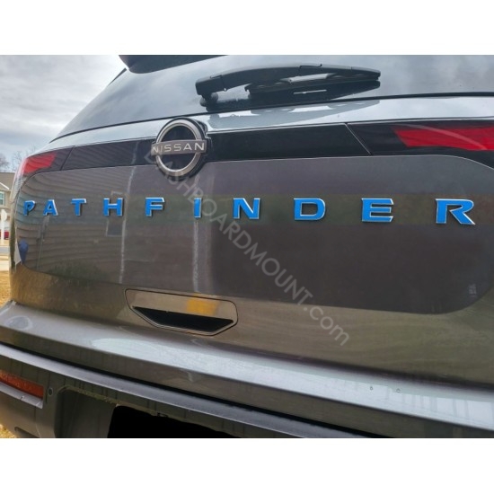 Vinyl Letters Overlay decals for Nissan Pathfinder emblem letters
