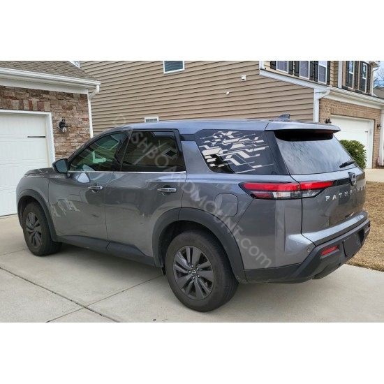 Modern Tron window decal for Nissan Pathfinder 