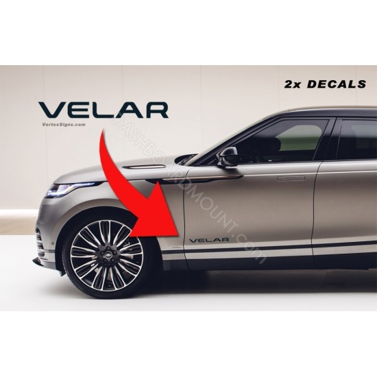 Velar Door Decal