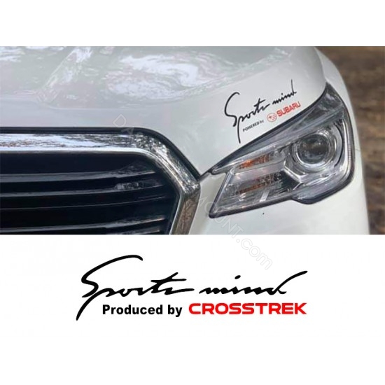 Sport Mind Powered by CROSSTREK decal sticker (Subaru)