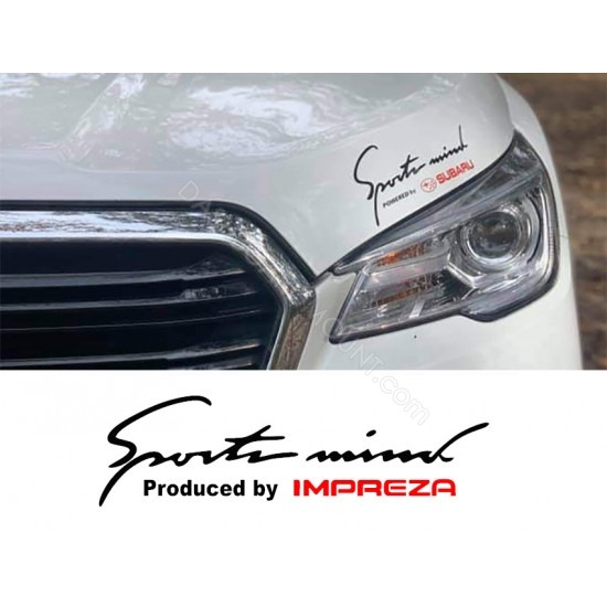 Sport Mind Powered by IMPREZA decal sticker (Subaru)