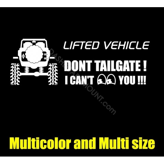 Dont Tailgate decal 1