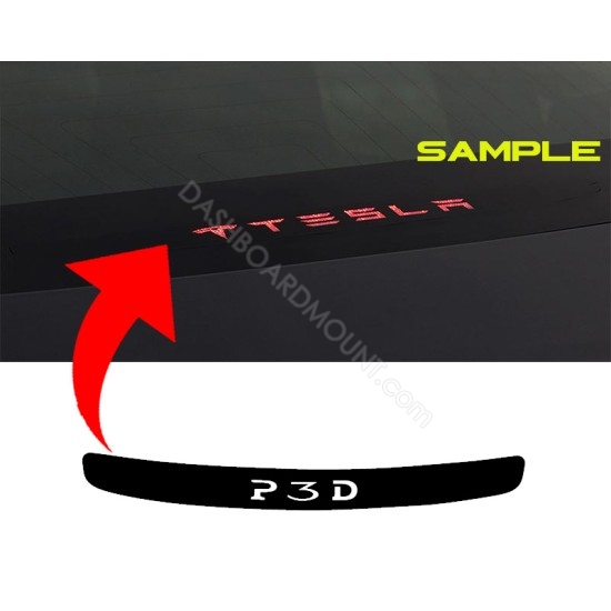 Model 3 Brake light Cover/decal 