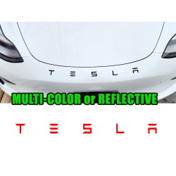 TESLA hood Letters