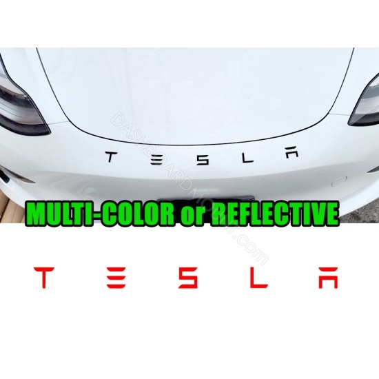 TESLA hood Letters