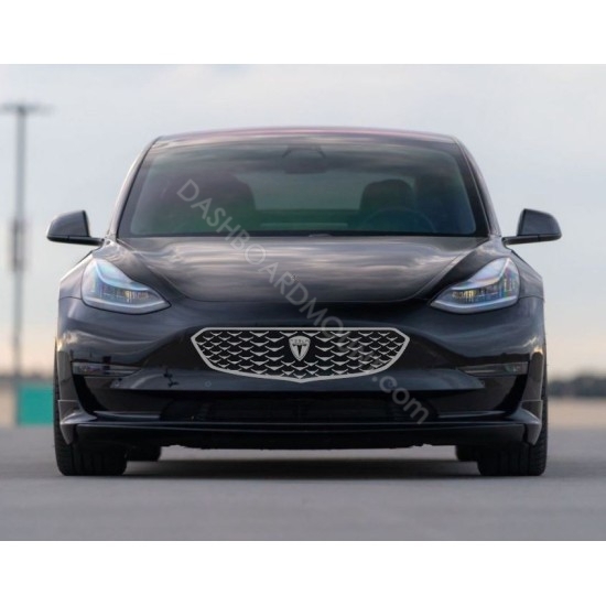 Tesla Model 3 Model Y bumper grille decal V style - 7A