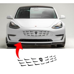 Tesla Model 3 Model Y bumper grille decal - style 16