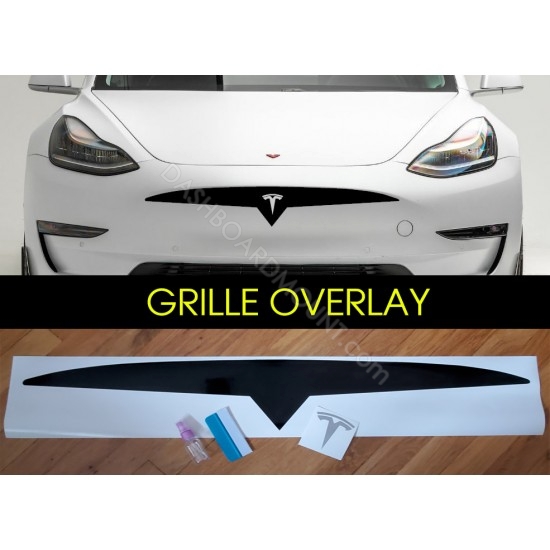 Tesla Model 3 Model Y bumper grille decal - 1A