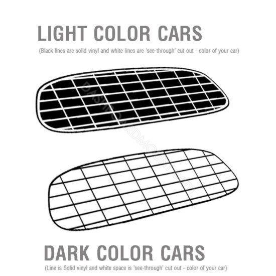 Tesla Model 3 Model Y bumper grille decal (AstonMartin Style)