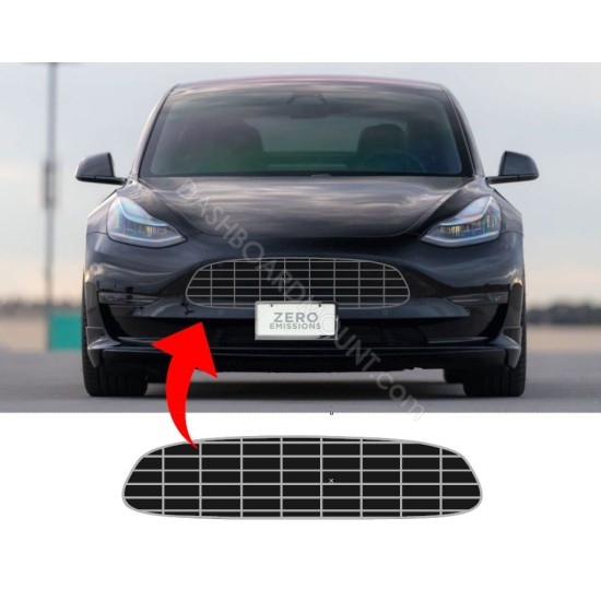 Tesla Model 3 Model Y bumper grille decal (AstonMartin Style 3)