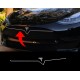 Tesla Model 3 Model Y bumper grille decal OUTLINE -  1a