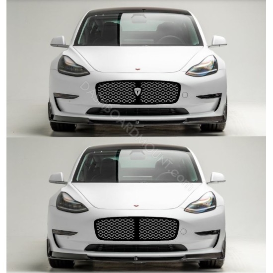 Tesla Model 3 Model Y bumper grille decal - Bentley style 18