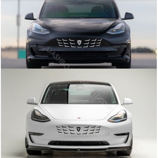 Tesla Model 3 Model Y bumper grille decal - style 16