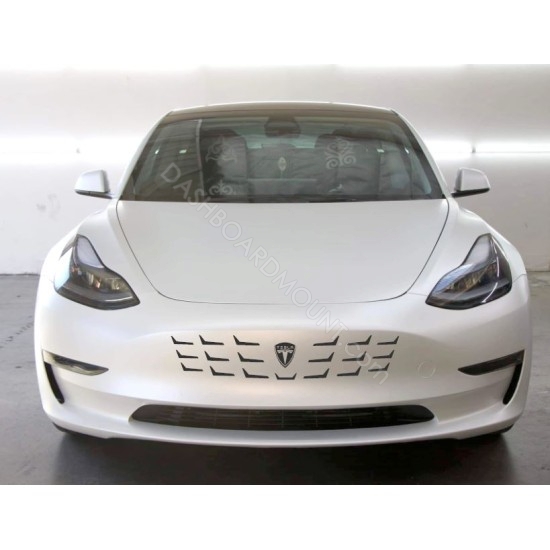 Tesla Model 3 Model Y bumper grille decal - style 16