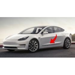 2pcs Model 3 door panel Decals