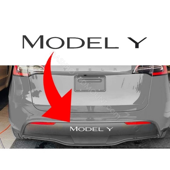 Model Y Rear Bumper Letters sticker