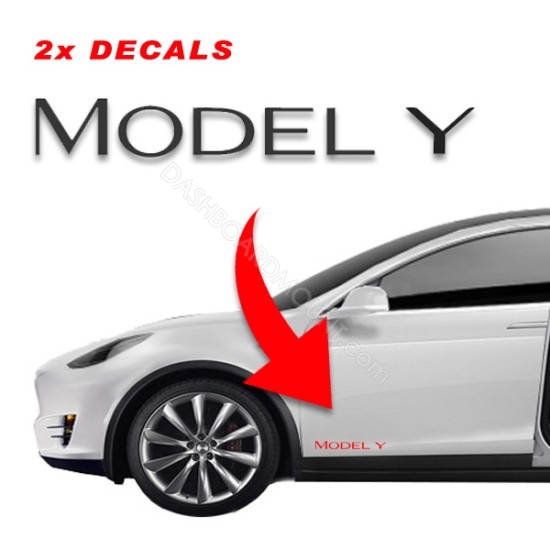 Model Y Decals