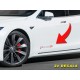 2pcs P100D Lower door decals