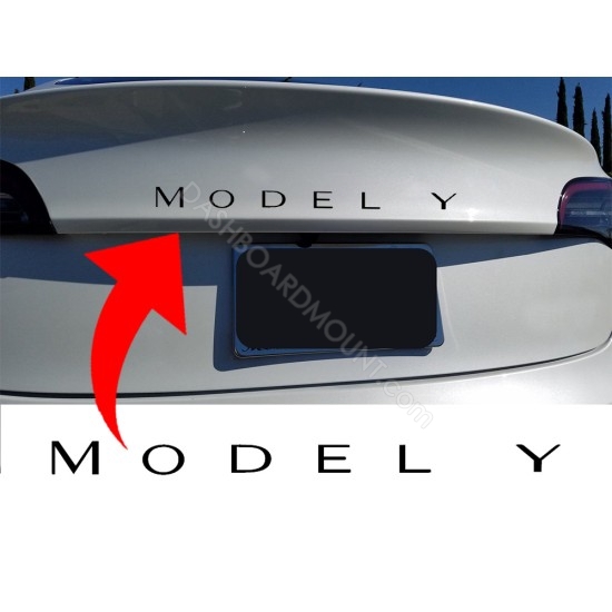 Model Y Trunk Letters sticker