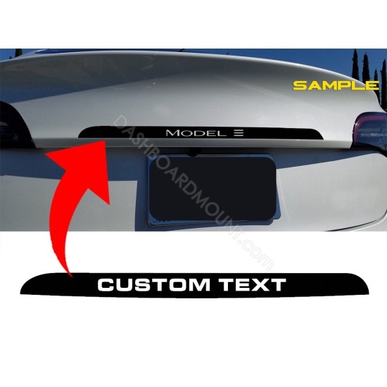 Tesla Model 3 Y Trunk Accent - Custom Text