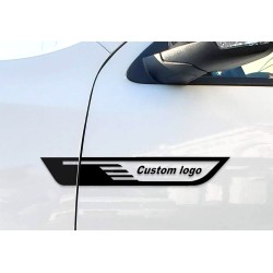 Custom Text Door Vent Wings