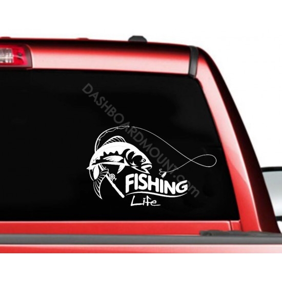 Fishing Life decal (style 1)
