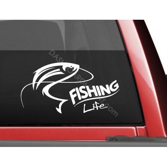 Fishing Life decal (style 2)