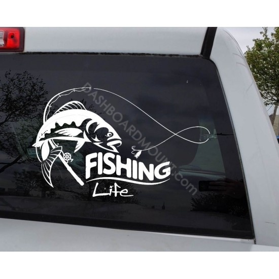 Fishing Life decal (style 1)