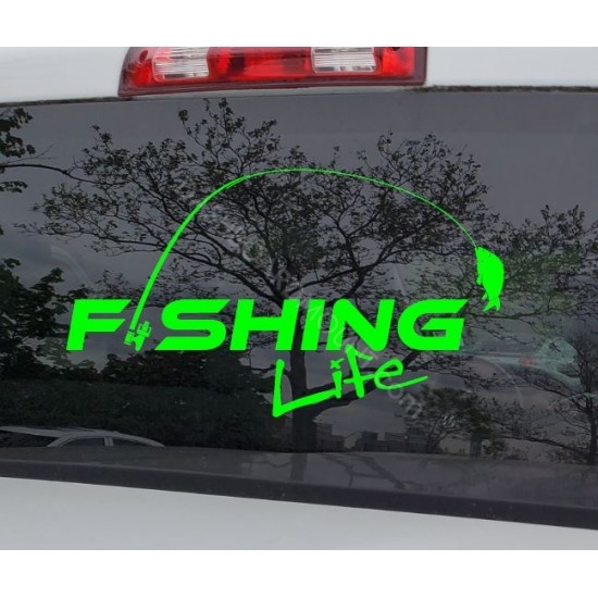 Fishing Life decal (style 3)