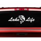 Lake Life decal with Bass