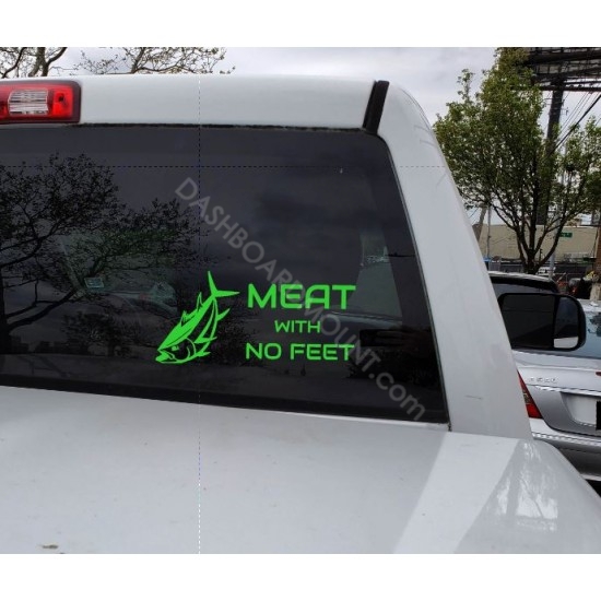 Meat with no feet decal