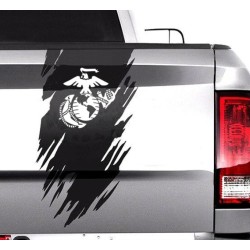 USMC tail gate Ripped graphics