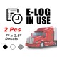 ELD E log In Use Horizontal