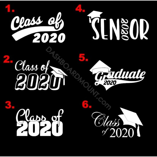 Class 2021 window decal / cling (8" - 42") - D8