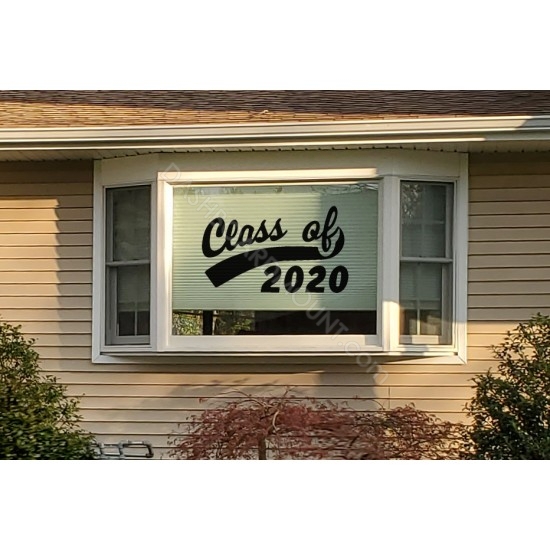 Class 2021 window decal / cling (8" - 36") - D1