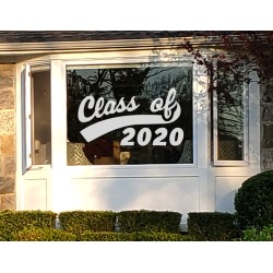 Class 2021 window decal / cling (8" - 36") - D1