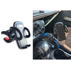 Center console phone holder compatible with 2021 2022 2023 Ford Bronco 