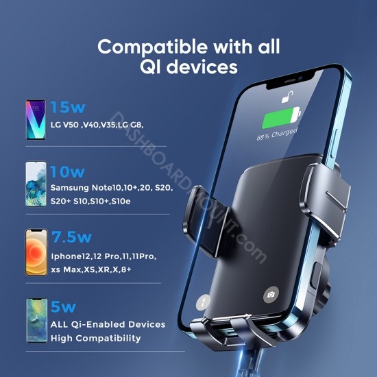  Kia Telluride Wireless console phone Mount - 15W Fast Charge