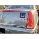 Removable UBER sticker / static Cling - Square